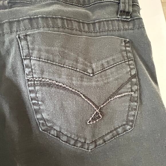 UNION BAY Unionbay Size 15 Black Jeans Women's Teens Stretch boot cut Vietnam - Picture 10 of 14